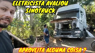 LEVEI UM ELETRICISTA PARA AVALIAR O SINOTRUCK, SERA QUE A ELÉTRICA PRESTA ?