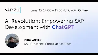 AI Revolution: Empowering SAP Development with ChatGPT