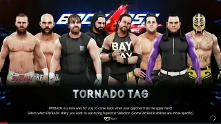 WWE 2K19 - Jeff Hardy & Rey vs. The Shield vs. The Revival vs. The UE (4-Way Tornado Tag Team Match)