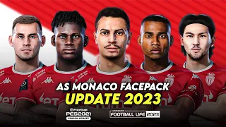 AS MONACO FACEPACK 2023 | SIDER AND CPK | EFOOTBALL PES 2021 & SP FOOTBALL LIFE 2023