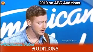 Clay Page “Die a Happy Man” Katy Perry calls him GENTLE GINGER  | American Idol 2019 Auditions