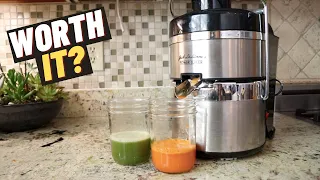 Jack LaLanne Power Juicer Review 2021 | Carrot and Celery Juicing Demonstration