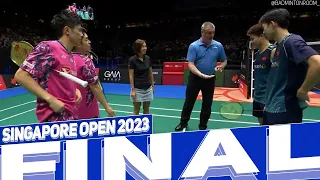 Takuro Hoki/Yugo Kobayashi vs Liang Wei Keng/Wang Chang Badminton Singapore Open 2023 | Final