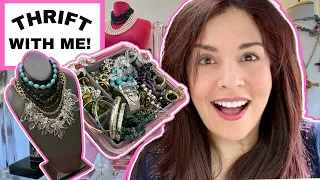 Thrift With Me! I found 27 Pieces Of Valuable & Fun Jewelry In One Day!