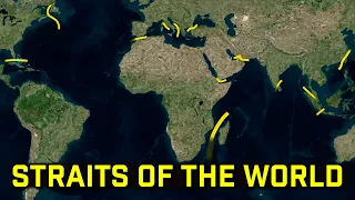 Important Straits of the World | Geography through Maps