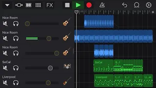 【GarageBand】青い影、忘れた記憶(オリジナル曲)