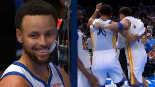 Steph Curry hits game winner with 0.2secs left in insane ending vs OKC Thunder