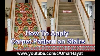 How to Apply A pattern on Stairs with Vanishing Point In photoshop