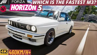 Forza Horizon 5 Which The Fastest BMW M3? Tuned | 4k 60fps Ultra Graphics