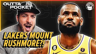 Is LeBron James on Lakers Mount Rushmore?