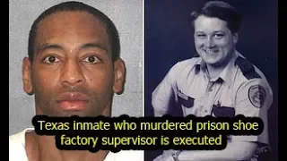 Texas inmate who murdered prison shoe factory supervisor is executed - Travis Runnels, 46,