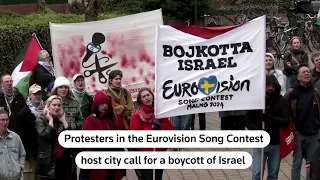 Protesters in Eurovision host city call for boycott of Israel | REUTERS