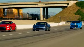 Drag Race! 2012 Nissan GT-R vs 2011 Chevy Corvette Z06 vs 2011 Shelby GT500