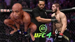 UFC4 Khabib vs Anderson Silva EA Sports UFC 4 PS5