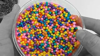 Mixing Store Bought Slime Into Clear Slime - Most Satisfying Videos #7