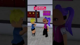 Types of students in detention Brookhaven Roblox #shorts