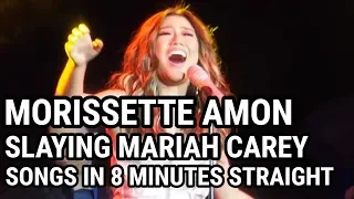 Morissette Amon SLAYING Mariah Carey Songs in 8 mins. straight!