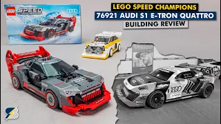 LEGO Speed Champions 76921 Audi S1 e-tron quattro detailed building review