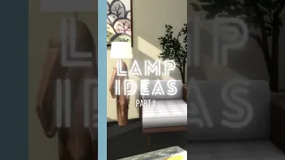 ✨ DIY LAMP IDEAS 💡| Part II | Sims 4 No CC Custom Lamps - #Shorts