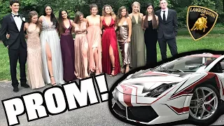 Driving My Lamborghini To High School Prom! Crazy Reactions!!