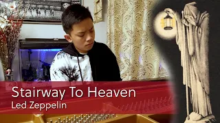 Led Zeppelin Stairway To Heaven Piano Cover | Cole Lam 13 Years Old