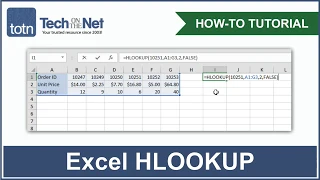 How to use the HLOOKUP function in Excel
