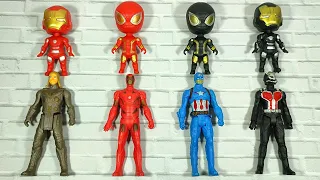 Review Toys Avengers | ASMR | ironman vs Captain America vs Spider-Man vs Thor vs AntMan Collection