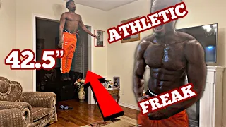 5'9 Bodybuilder Dunk Workout At Home | Get A 40” Vertical Jump (No Equipment)