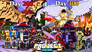 300 DAYS BECOME A WANDERER WITCH IN MINECRAFT! BATTLE IN HEAVEN!