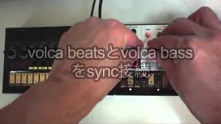 volca beats & volca bass sync demo