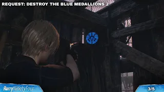 Resident Evil 4 Remake - Destroy The Blue Medallions 2 All Locations (RE4)