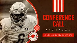 Jeremiah Owusu-Koramoah Conference Call | Cleveland Browns