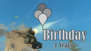 Birthday! 4 Years. WoW [WoT Blitz]