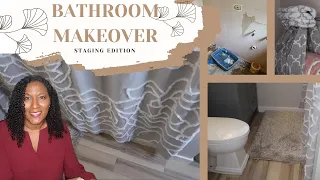 Bathroom home staging  Homemaking with Avery Home Decor  shop with me and decorate with me