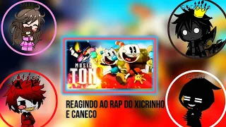 Família multiverso reagindo ao Rap do Xicrinho e Caneco (Cuphead) - BEM-VINDO A ILHA TINTEIRO