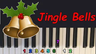 Как ЛЕГКО играть Jingle Bells на пианино ОДНИМ пальцем