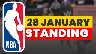 NBA STANDINGS TODAY AS OF 28 JANUARY 2024 | NBA STANDINGS TODAY | nba games today