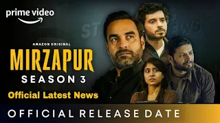 Mirzapur Season 3 Release Update l Mirzapur Season 3 Trailer l Mirzapur Season 3 l Amazon Prime