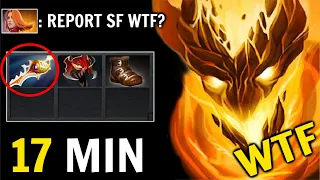 Do You Dare To Build This in Ranked? WTF 17 Min Rapier SF Immortal Rank Gameplay Dota 2