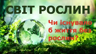 Чи існувало б життя без рослин? РОСЛИНИ світ рослин