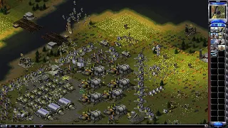 Red Alert 2 War Day Map 1 vs 7 Hard AI Many Cannon