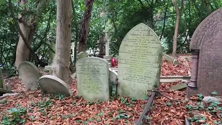 Highgate Cemetery walk and grave of George Michael