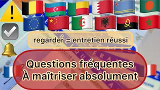 ⚠️Nouvel entretien, simulation de naturalisation, nationalité FR, questions fréquentes à connaître✅