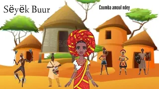 partie 2 Histoire Coumba am ndey ak Coumba amoul ndey, geeju Tabirun Dessin animé wolof