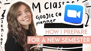 How I Prepare for a New Semester *Online* (digital planner, google calendar, and more!)