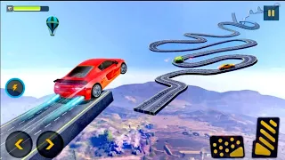 Ramp Car Stunts Racing Impossible Tracks 3D Game 1st level to Max level Android Gameplay.