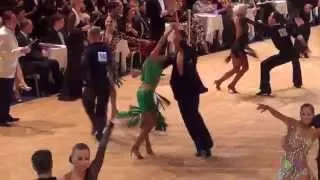 Justinas Duknauskas & Anna Melnikova - WDC World Championship Professional Latin 2014 - 1/4 Samba