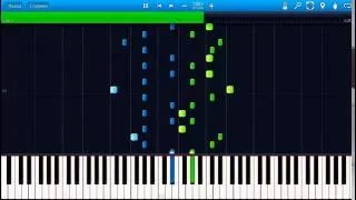 Yann Tiersen - Porz Goret. Piano (Synthesia).