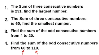 Lumabas sa Actual na Exam | Consecutive Numbers Fast Solving Techniques