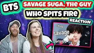 SAVAGE SUGA, the guy who spits fire #AGUSTD  BTS Reaction